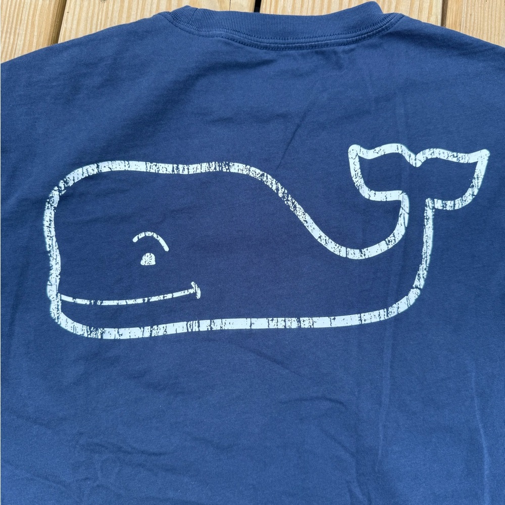 Vineyard Vines Deep Blue Long Sleeve Tee - Picture 11 of 11
